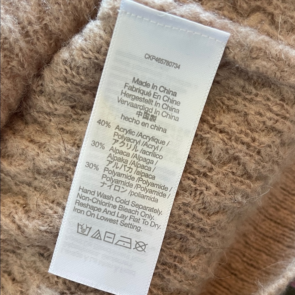 Madewell Women's Soft Mauve Cardigan Sweater - Picture 4 of 5